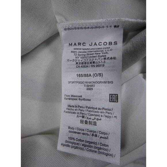Marc Jacobs THE MONO GRAM BIG T-SHIRT Size O/S - Picture 4 of 5
